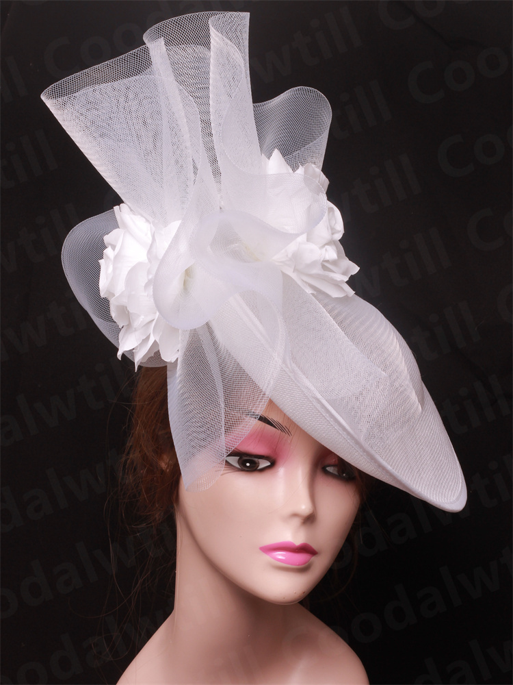 Women'S Fashion Kentucky Derby - Noiva casamento malha fascinator chapéu feminino