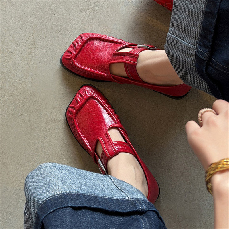 Women'S Fashion Shoes - NOVO Sapato Feminino de Couro Genuíno