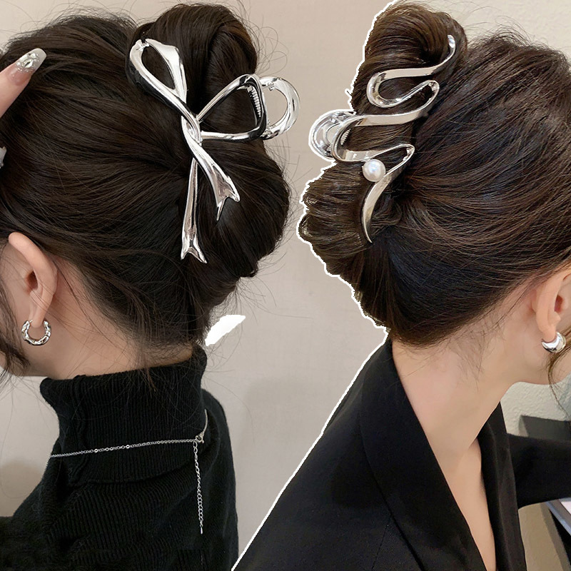 Women'S Fashion Korea - Grampo de cabelo oco vintage para