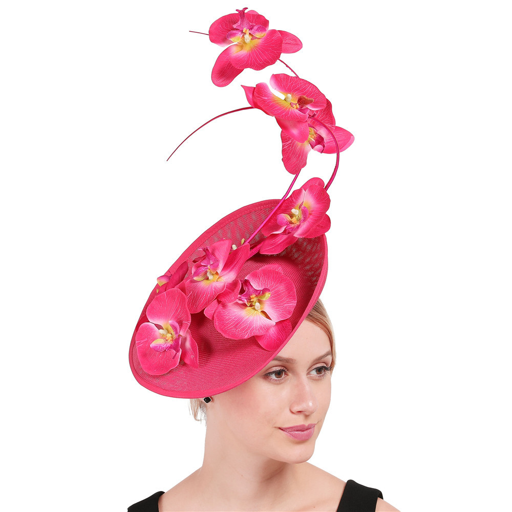 Women'S Fashion Kentucky Derby - Chapéu Fascinator para Casamentos, Chapéu extragrande