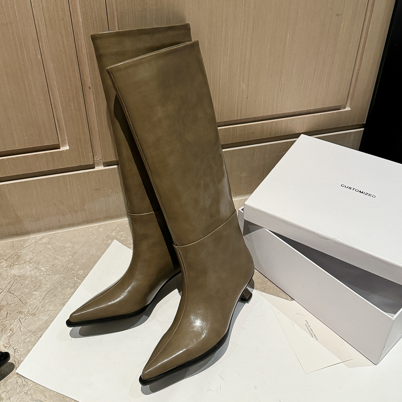 Qutaa moda notícias mulheres j - Women'S Fashion Knee High Boots avaliação e preço