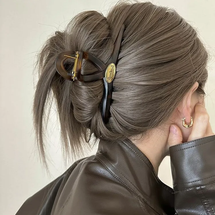 Grampos de cabelo acrílicos co - Women'S Fashion Korea avaliação e preço