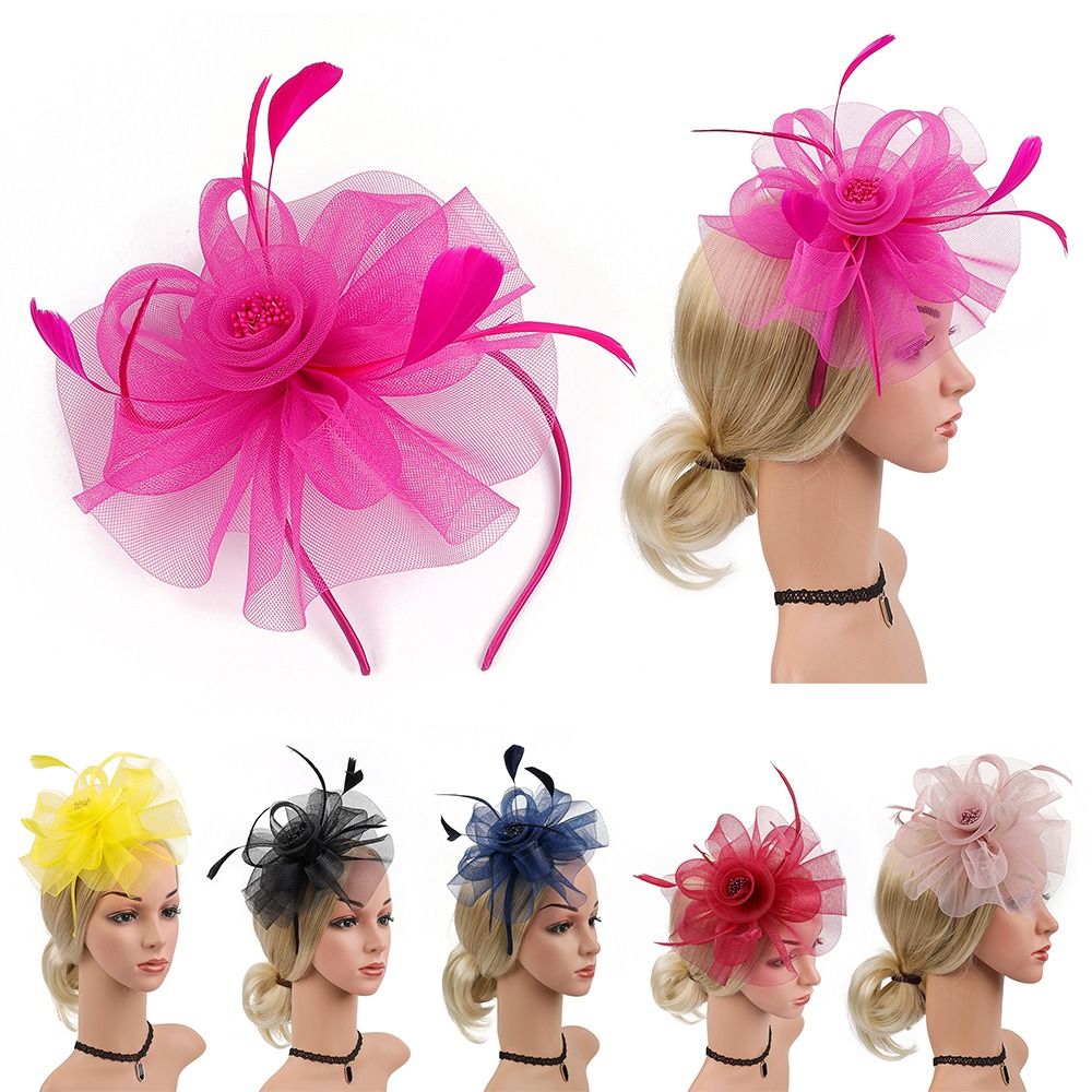 Vintage Feathers Fita Fascinat - Women'S Fashion Kentucky Derby avaliação e preço