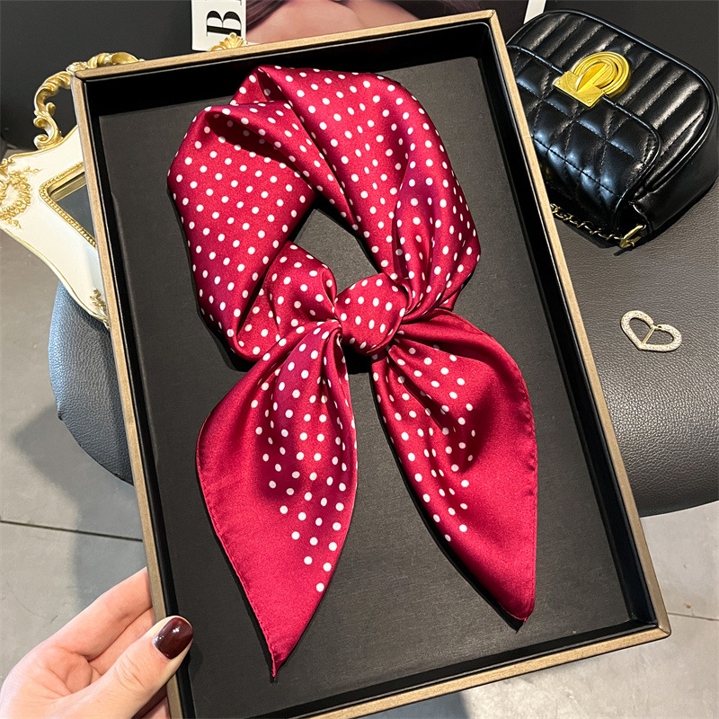 Luxo Novo Impresso Lenços Lenç - Women Fashion Necktie avaliação e preço