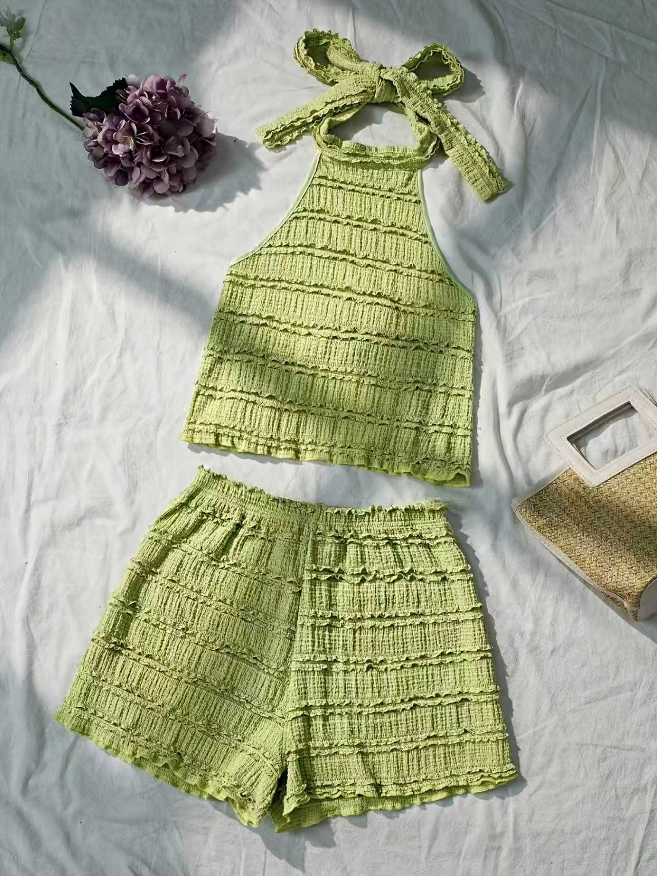 Conjunto de Top Cami e Calças  - Lace Trim Cami avaliação e preço