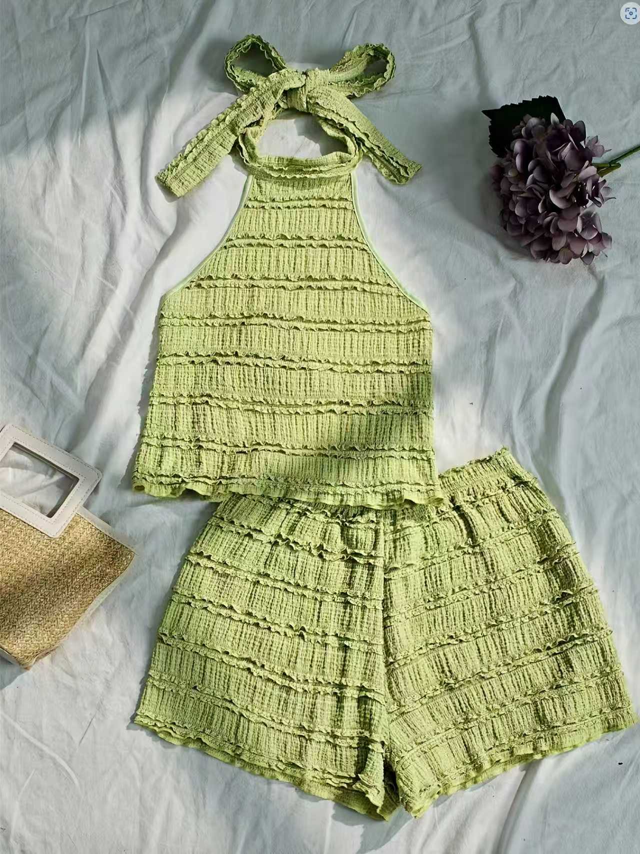 Conjunto de Top Cami e Calças  - Lace Trim Cami avaliação e preço