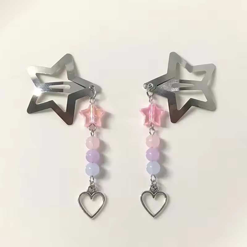 2 Peças Presilha de Cabelo Lat - Women'S Fashion Korea avaliação e preço