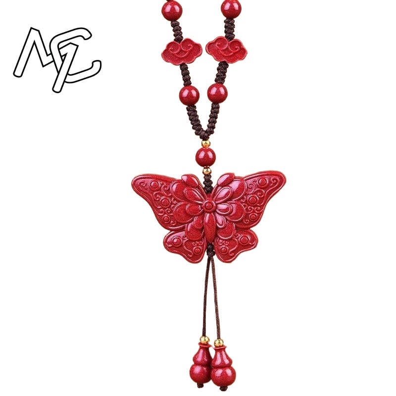 Moda vermelho cinábrio jade bo - Women'S Fashion Jewellery avaliação e preço