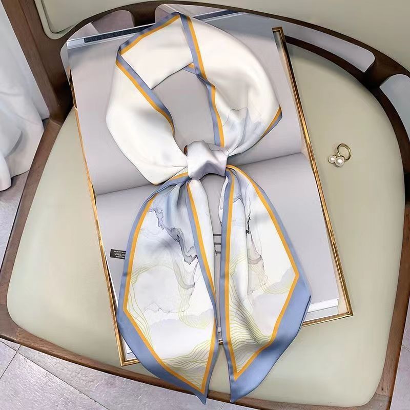 Design de luxo seda magro head - Women Fashion Necktie avaliação e preço