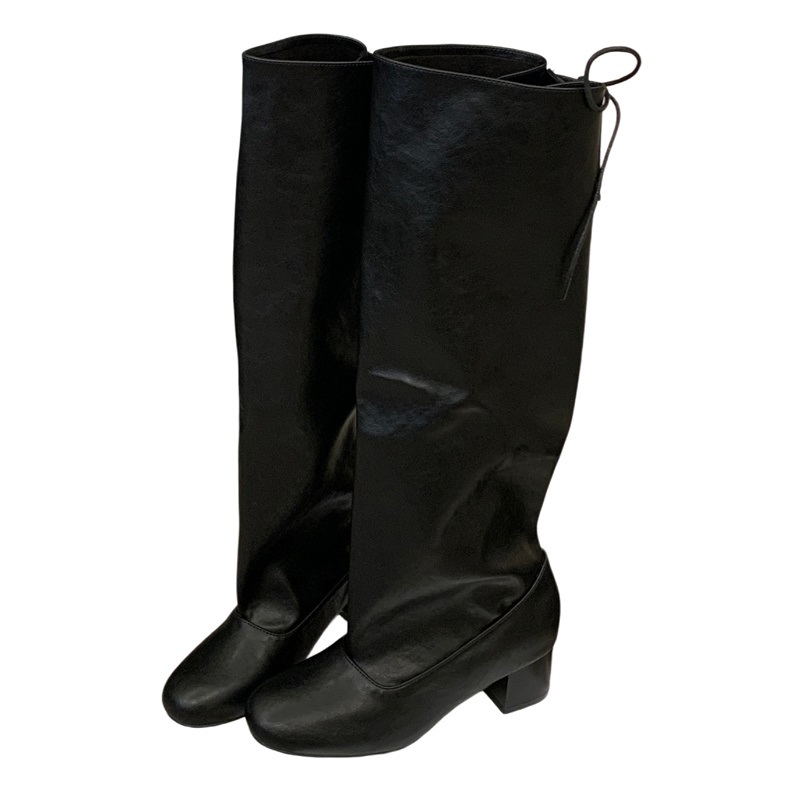 Botas de cano alto com cadarço - Women'S Fashion Knee High Boots avaliação e preço