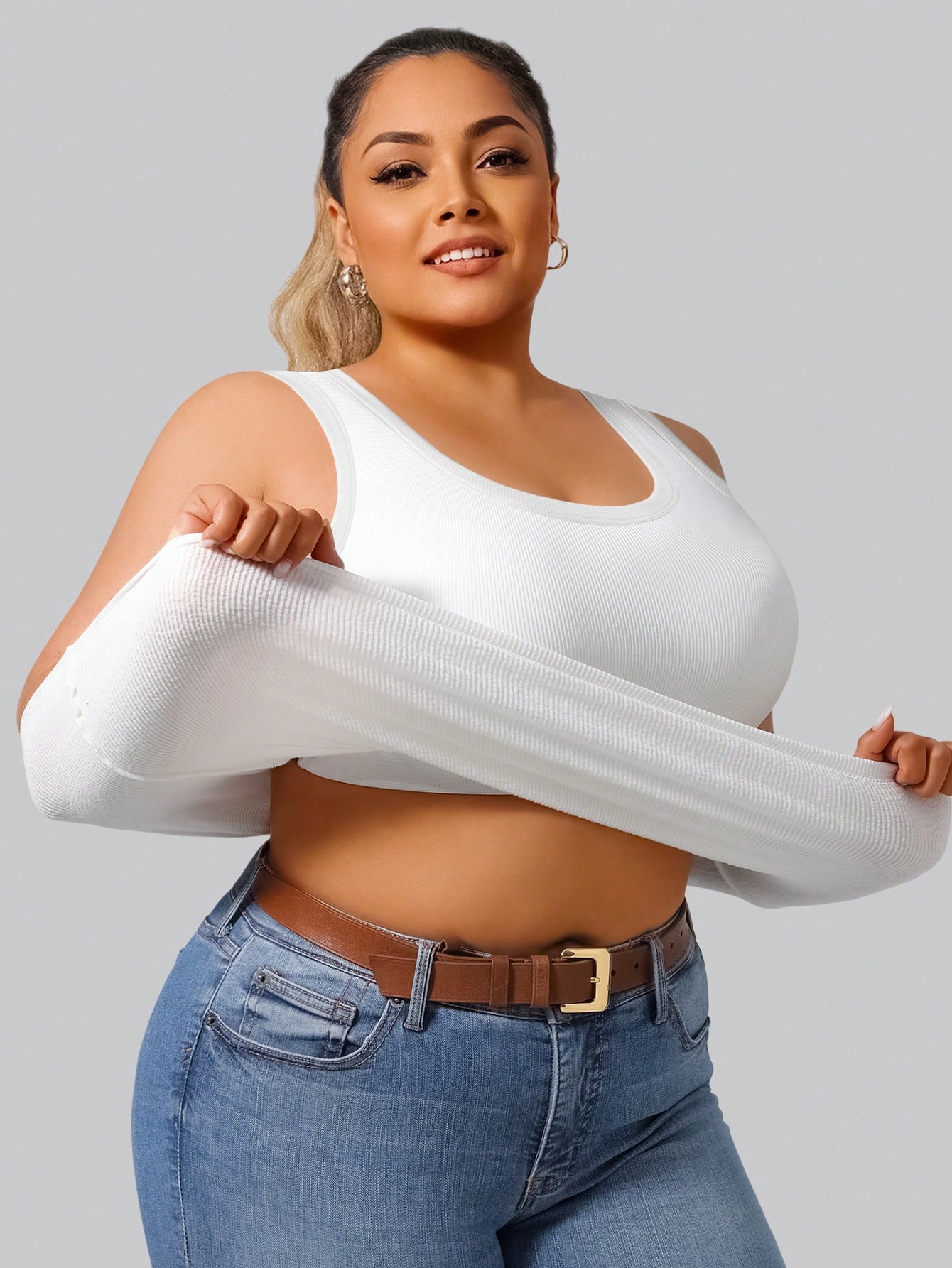 Camiseta Sem Mangas em Tecido  - Lace Trim Cami avaliação e preço