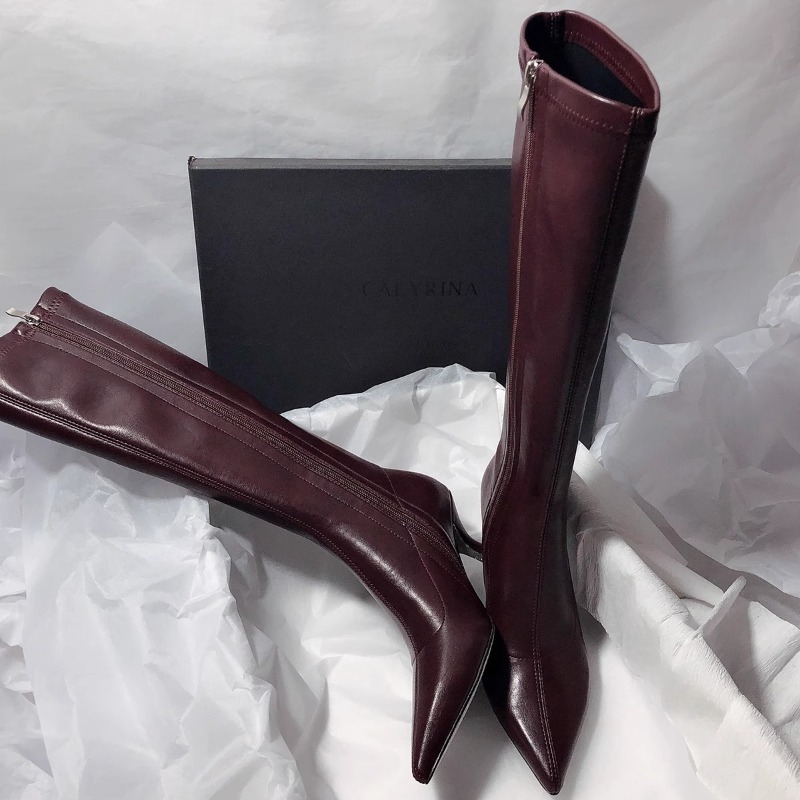 Botas de Salto Alto Femininas  - Women'S Fashion Knee High Boots avaliação e preço