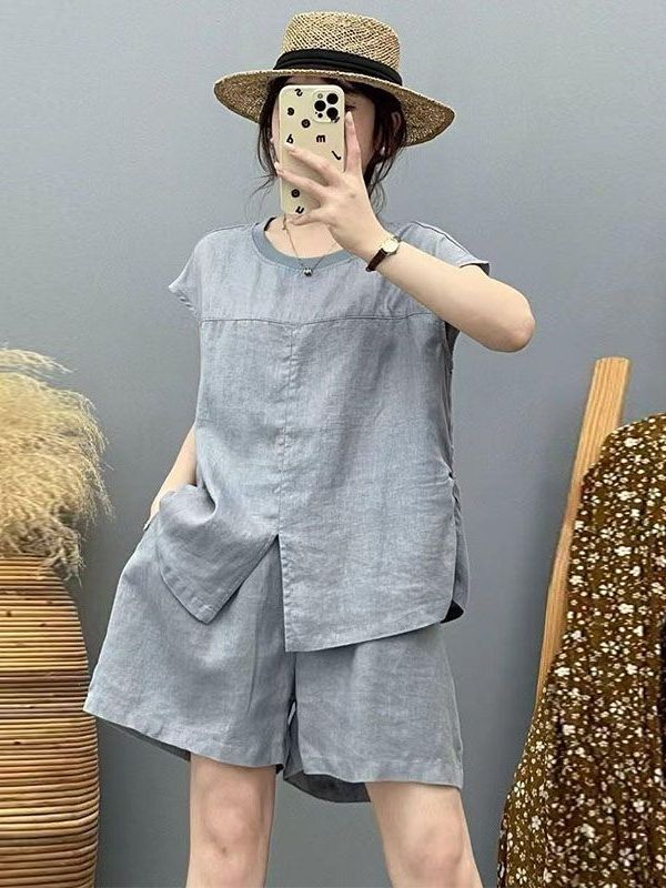 Conjunto de Algodão e Linho de - Women Fashion Over The Years avaliação e preço