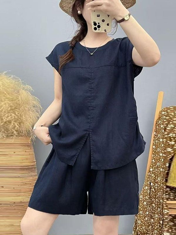Conjunto de Algodão e Linho de - Women Fashion Over The Years avaliação e preço