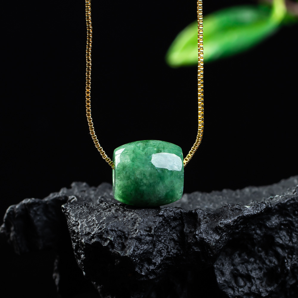 Natural real jade grânulo ping - Women'S Fashion Jewellery avaliação e preço