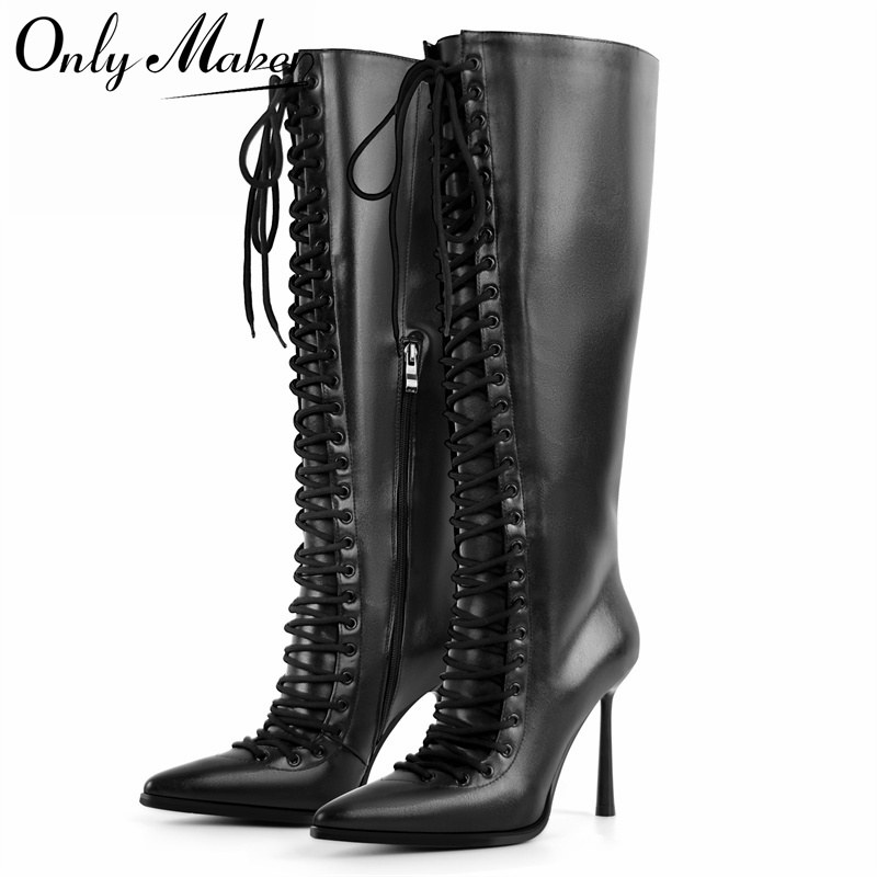 Onlymaker Botas de cano alto d - Women'S Fashion Knee High Boots avaliação e preço