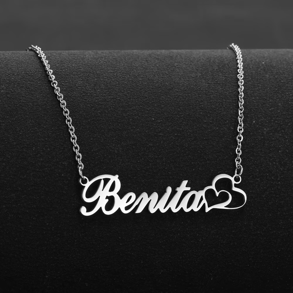 Colar personalizado com nome e - Women Fashion Names avaliação e preço