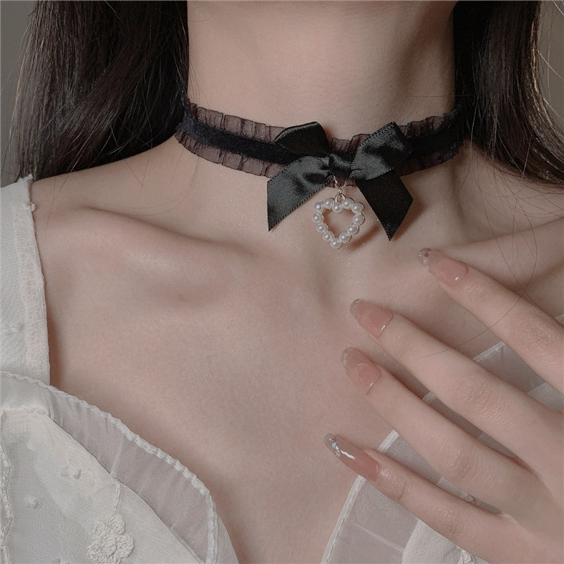 Colar de Pérolas Lolita com La - Women Fashion Photoshoot avaliação e preço