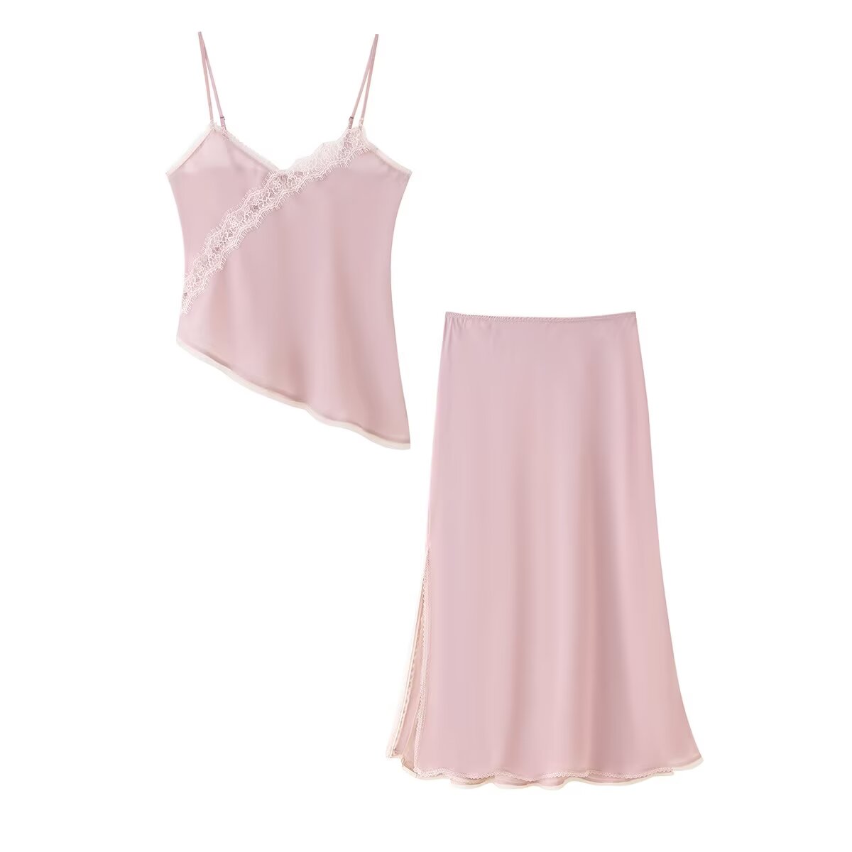 Tidalyf 2025 feminino rosa cam - Lace Trim Cami avaliação e preço