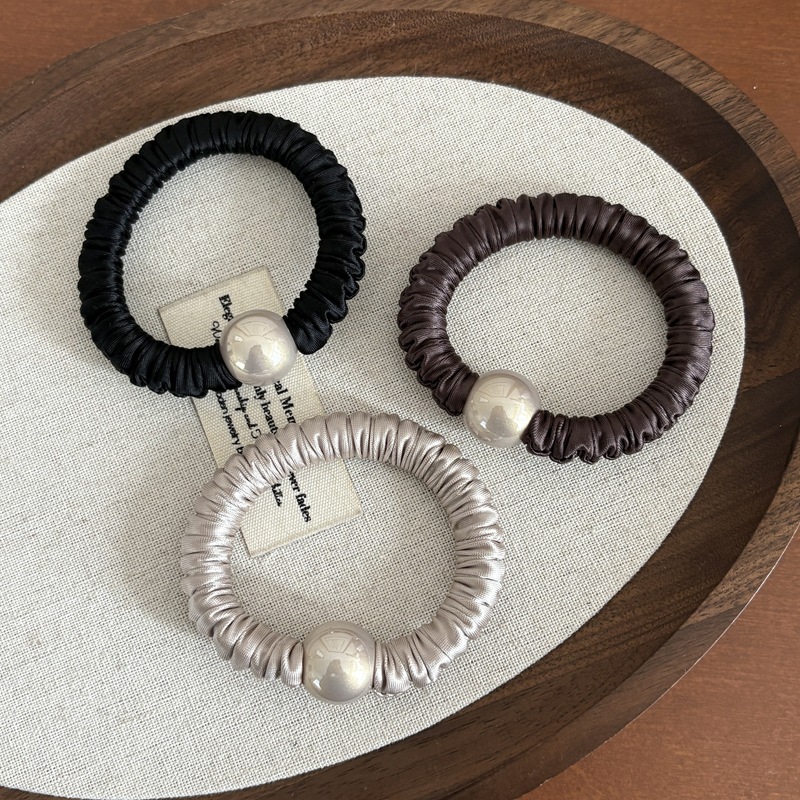 Elástico de cabelo de seda pér - Women'S Fashion Korea avaliação e preço
